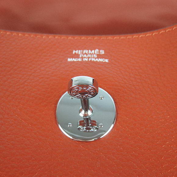 High Quality Replica Hermes Lindy 26CM Shoulder Bag Orange